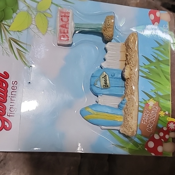 SALE⚡️2-PIECE FAIRY GARDEN BEACH THEME FIGURINE - Picture 2 of 3